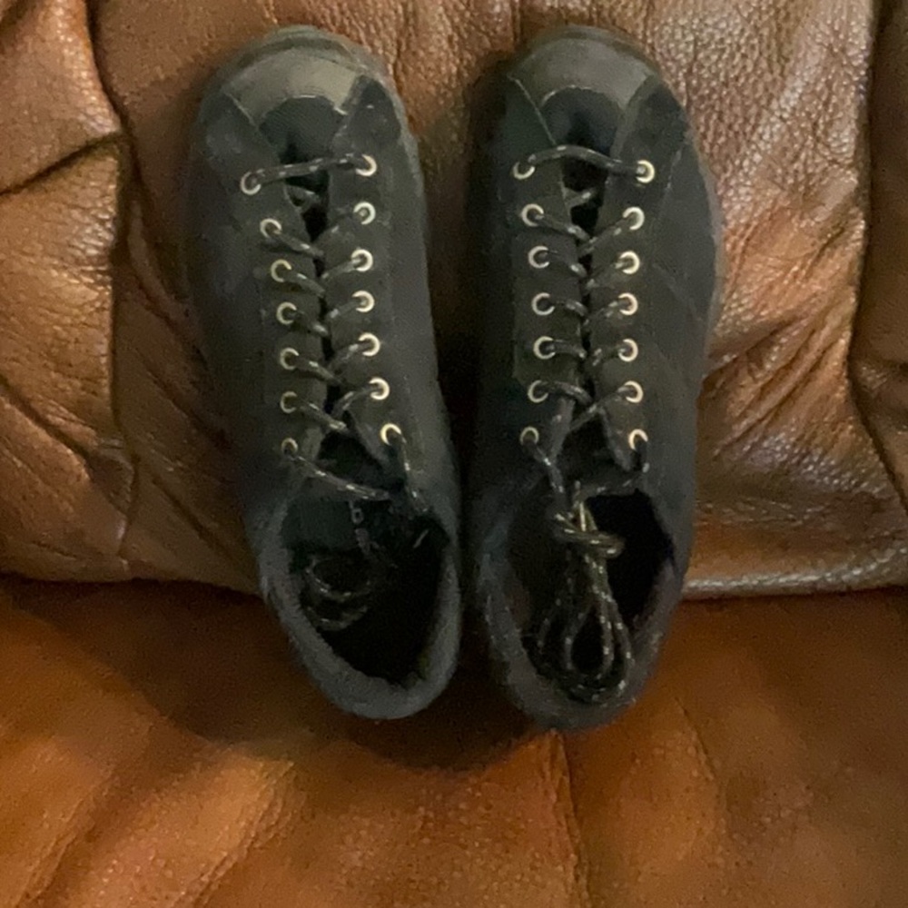 Polo sport women’s black lace shoes. Size 6 M